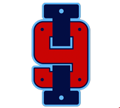 Iron Nine Baseball | NJ Club Baseball Team Logo